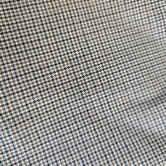 Ralph Lauren Men Vintage Classic Houndstooth Pleated 100% Wool Dress Pants 38x32 - Picture 5 of 11
